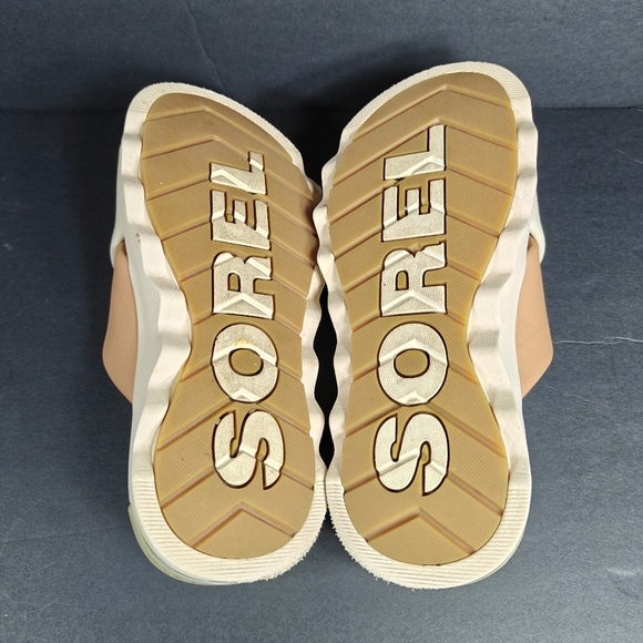 Sorel Women's Viibe Crisscross Crem Brown Slide Open Toe Comfy Casual Sandal 6.5 - Picture 9 of 10